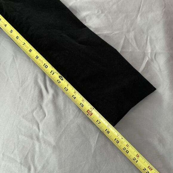 Charter Club Velveteen Blazer Jacket Black Women’s Size Petite 16 Edgy Corporate - Picture 3 of 12